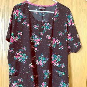 Heartsoul 3XL scrub top— gorgeous print